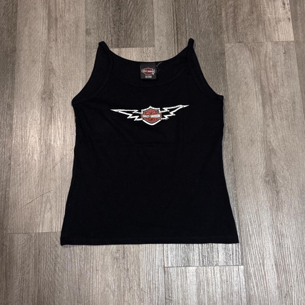 Harley-Davidson Black Tank with Emblem
